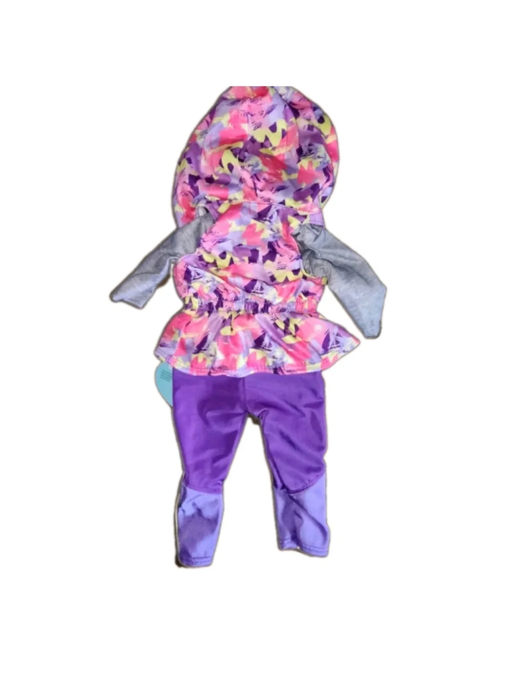 My Life As Doll Clothes Outfit Purple Hoodie Vest Leggings 18